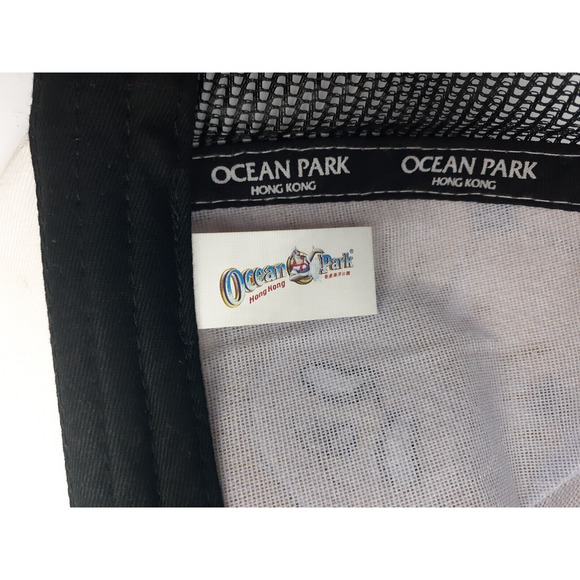 Ocean Park Hong Kong PANDA sun Cap Hat Unisex One Size Adjustable snapback - Picture 5 of 6